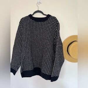 L.L. Bean Men’s Heritage Sweater, Norwegian Crewneck 100% Wool Sweater SIZE XL